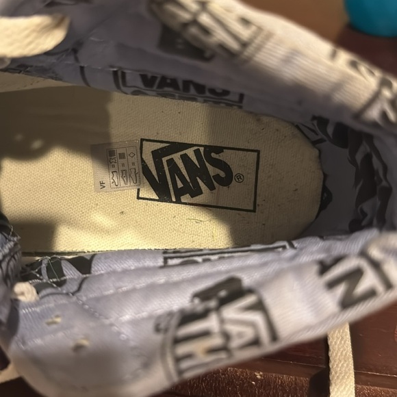 Vans High Top Hi Logo Mix lavender Gray Blue and White Skate Shoes - Picture 4 of 11